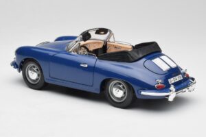 Porsche 356B Kabriolett Sinine Bburago 1:18 3051 Metall - pilt 7/8