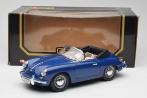 Porsche 356B Kabriolett Sinine Bburago 1:18 3051 Metall - pilt 8/8