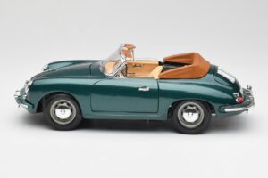 Porsche 356B Kabriolett Roheline Bburago 1:18 3051-M1 Metall - pilt 4/8