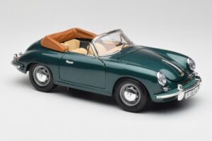 Porsche 356B Kabriolett Roheline Bburago 1:18 3051-M1 Metall - pilt 6/8
