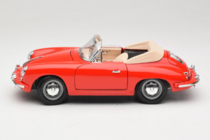 Porsche 356B Kabriolett Punane Tchibo 1:18 45703 Metall - pilt 4/8