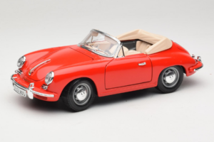 Porsche 356B Kabriolett Punane Tchibo 1:18 45703 Metall