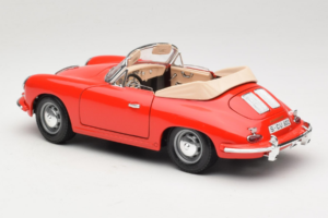 Porsche 356B Kabriolett Punane Tchibo 1:18 45703 Metall - pilt 7/8