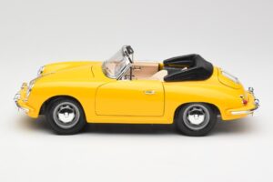 Porsche 356B Kabriolett Kollane Bburago 1:18 3031 Metall - pilt 4/8