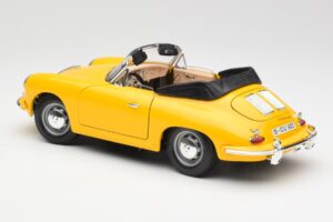 Porsche 356B Kabriolett Kollane Bburago 1:18 3031 Metall - pilt 7/8
