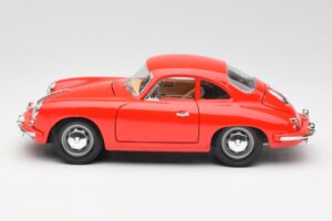Porsche 356B Punane Bburago 1:18 3021 Metall - pilt 4/8