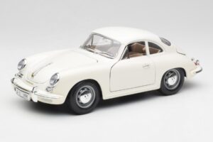 Porsche 356B Valge Bburago 1:18 3021-M3 Metall
