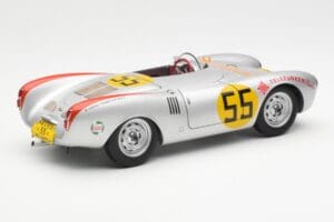 Porsche 550-1500 RS Spyder #55 H. Herrmann Carrera Panamericana 1954 AUTOart 1:18 85470 Metall - pilt 3/8