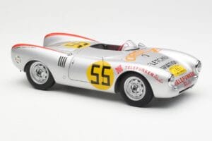 Porsche 550-1500 RS Spyder #55 H. Herrmann Carrera Panamericana 1954 AUTOart 1:18 85470 Metall - pilt 6/8