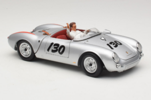 Porsche 550 A Spyder Little Bastard James Dean Schuco 1:18 450033200 Metall - pilt 6/8