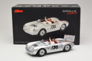 Porsche 550 A Spyder Little Bastard James Dean Schuco 1:18 450033200 Metall - pilt 8/8