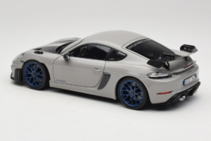 Porsche 718 Cayman 982 GT4 RS Weissach Package Chalk Norev 1:18 187253 Metall - pilt 7/8