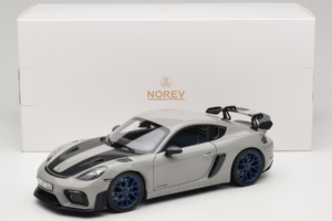 Porsche 718 Cayman 982 GT4 RS Weissach Package Chalk Norev 1:18 187253 Metall - pilt 8/8