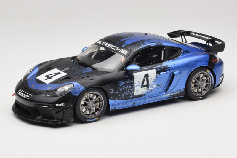 Porsche 718 Cayman GT4 RS Clubsport Must Sinine Otto 1:18 OT469 Vaik