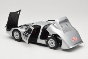 Porsche 904 GTS #150 E. Bohringer Rally Monte Carlo 1965 Class Winner Minichamps 1:18 180656750 Metall - pilt 5/8