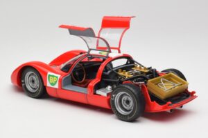 Porsche 906E BP World Record Runs Monza 1967 Minichamps 1:18 100676100 Metall - pilt 5/8