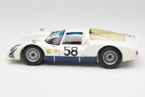 Porsche 906K #58 G. Klass / R. Stommelen 24 Hours of Le Mans 1966 Minichamps 1:18 100666158 Metall - pilt 4/8