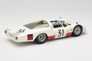Porsche 906 LH #31 H. Herrmann / H. Linge Porsche System Engineering 24 Hours of Le Mans 1966 Minichamps 1:18 100666131 Metal - pilt 3/8
