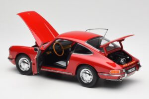 Porsche 911 901 Signal Punane Kyosho 1:18 08969R Metall - pilt 5/8