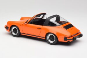Porsche 911 930 Carrera 3.2 Targa Oranž Minichamps 1:18 100063064 Metall - pilt 7/8