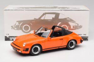 Porsche 911 930 Carrera 3.2 Targa Oranž Minichamps 1:18 100063064 Metall - pilt 8/8
