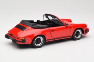 Porsche 911 930 Carrera 3.2 Cabriolet Guards Red Minichamps 1:18 110063030 Metall - pilt 3/8
