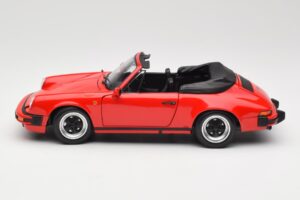 Porsche 911 930 Carrera 3.2 Cabriolet Guards Red Minichamps 1:18 110063030 Metall - pilt 4/8