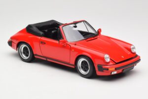 Porsche 911 930 Carrera 3.2 Cabriolet Guards Red Minichamps 1:18 110063030 Metall - pilt 6/8