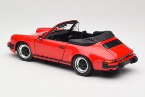 Porsche 911 930 Carrera 3.2 Cabriolet Guards Red Minichamps 1:18 110063030 Metall - pilt 7/8