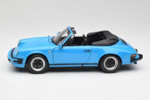 Porsche 911 930 Carrera Kabriolett Sinine Minichamps 1:18 100063032 Metall - pilt 4/8