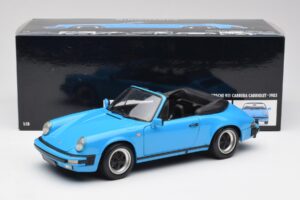 Porsche 911 930 Carrera Kabriolett Sinine Minichamps 1:18 100063032 Metall - pilt 8/8