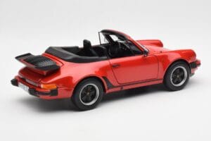 Porsche 911 930 Turbo Kabriolett Punane Norev 1:18 187664 Metall - pilt 3/8