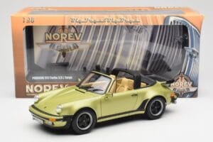 Porsche 911 930 Turbo Targa Roheline Metallik Norev 1:18 187526 Metall - pilt 10/10