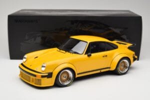 Porsche 911 934 RSR Kollane 1976 Minichamps 1:12 125766401 Metall - pilt 6/6