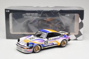 Porsche 911 934 Schiller Racing Team #69 R. Haldi / H. Vetsch 24 Hours of Le Mans 1976 Minichamps 1:18 155766469 Metall - pilt 6/6