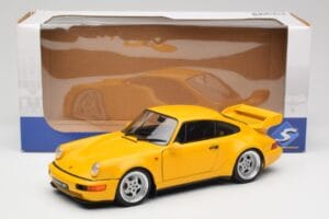 Porsche 911 964 3.8 RS Speed Yellow Solido 1:18 S1803401 Metall - pilt 7/7