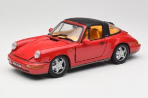 Porsche 911 964 Carrera 2 Targa Punane Anson 1:18 30305-W Metall