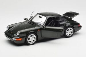 Porsche 911 964 Carrera 4 Roheline Metallik Norev 1:18 187321 Metall - pilt 2/8