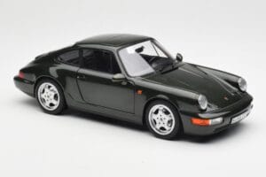 Porsche 911 964 Carrera 4 Roheline Metallik Norev 1:18 187321 Metall - pilt 6/8