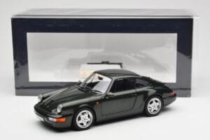 Porsche 911 964 Carrera 4 Roheline Metallik Norev 1:18 187321 Metall - pilt 8/8