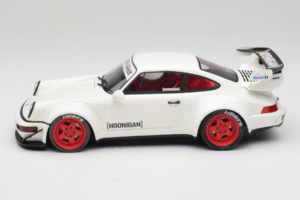 Porsche 911 964 RWB Hoonigan Valge GT Spirit 1:18 GT732 Vaik - pilt 3/6