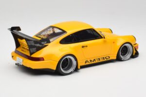 Porsche 911 964 RWB Keema Yellow GT Spirit 1:18 GT492 Vaik - pilt 2/6