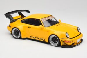 Porsche 911 964 RWB Keema Yellow GT Spirit 1:18 GT492 Vaik - pilt 4/6