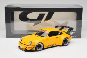 Porsche 911 964 RWB Keema Yellow GT Spirit 1:18 GT492 Vaik - pilt 6/6
