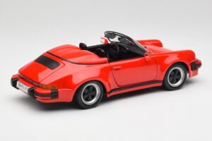 Porsche 911 964 Speedster Punane Maisto 1:18 37800-M2 Metall - pilt 3/8