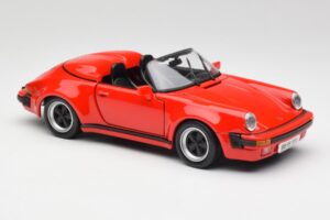 Porsche 911 964 Speedster Punane Maisto 1:18 37800-M2 Metall - pilt 6/8