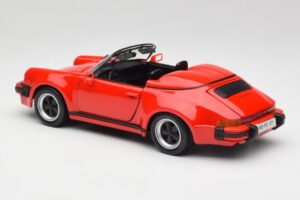 Porsche 911 964 Speedster Punane Maisto 1:18 37800-M2 Metall - pilt 7/8
