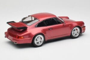 Porsche 911 964 Turbo Punane Minichamps 1:18 155069102 Metall - pilt 2/6
