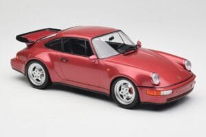 Porsche 911 964 Turbo Punane Minichamps 1:18 155069102 Metall - pilt 4/6