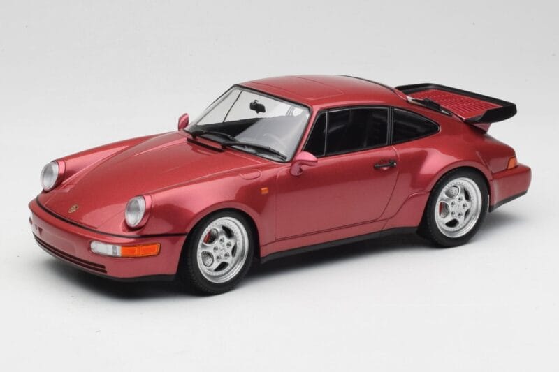 Porsche 911 964 Turbo Punane Minichamps 1:18 155069102 Metall